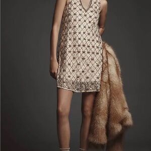 Anthropologie Let Me Be Crystal Dress NWT